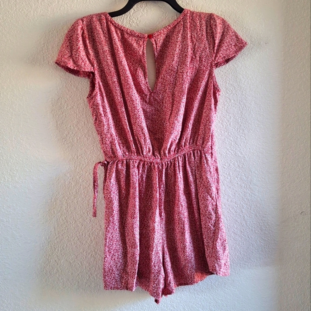 Hollister Floral Medium Shorts Romper "wrap dress" Spring Summet Flower - Picture 5 of 5